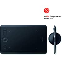 Wacom Intuos Pro S Tableta gráfica - Tableta profesional pequeña con lápiz Wacom Pro Pen 2 y puntas de repuesto…